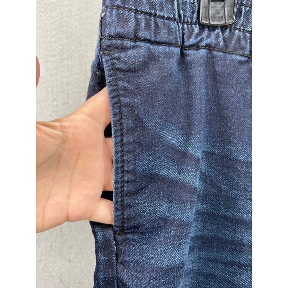 Silver Jeans Womens Sz 28x27 Joga Sweat Pant Jeggings Dark Denim Pants Pockets - Picture 7 of 15